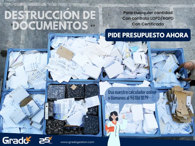 ♻ Destruye tus documentos de forma rápida y segura! 🔒